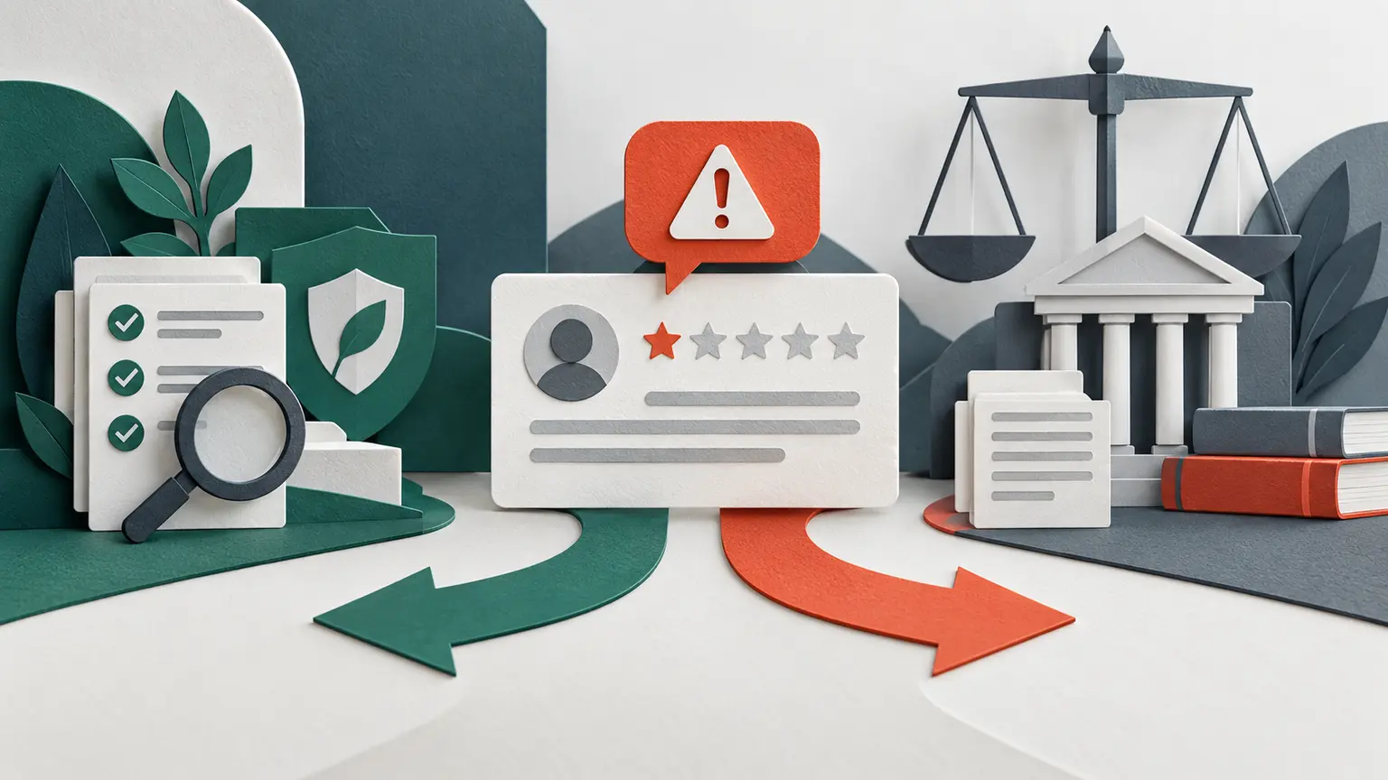 Google review with a serious accusation assessed through policy and legal paths
