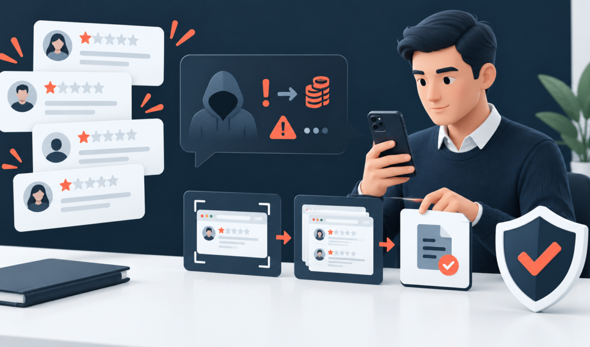 Google Review Extortion Scam: What to Do Right Now