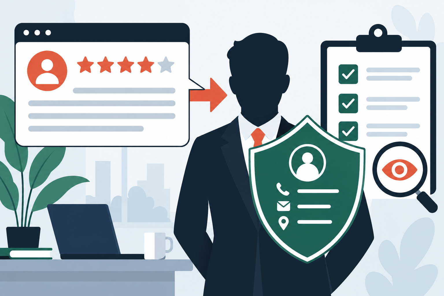 Employee privacy protected while a named Google review is evaluated