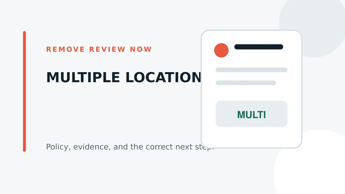 One Google reviewer posting across multiple business locations