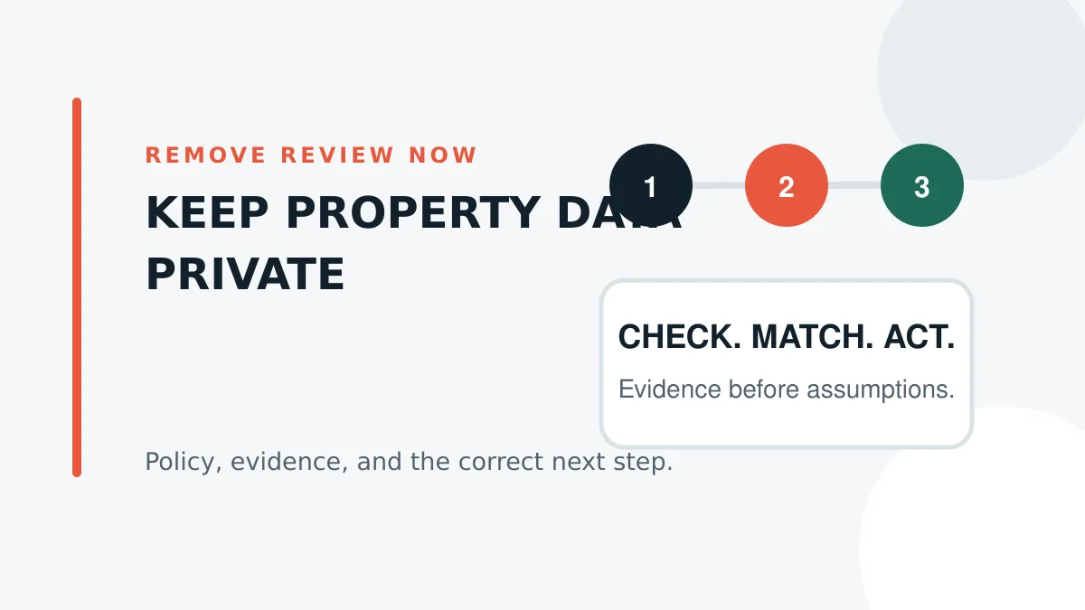 Privacy-safe evidence for a contractor review dispute